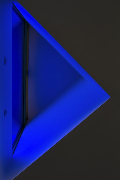 Blue Lit Window